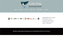 Tablet Screenshot of freebird-media.com